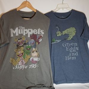 Lightly worn set of 2 Graphic T-shirts